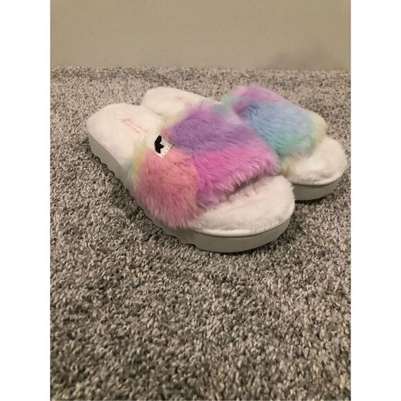 Koolaburra Shoes - Koolaburra UGG Fuzz Ah Pastel Slides Women’s Size 6